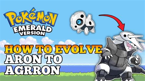 aron evolution lv|aron evolution pokemon emerald.